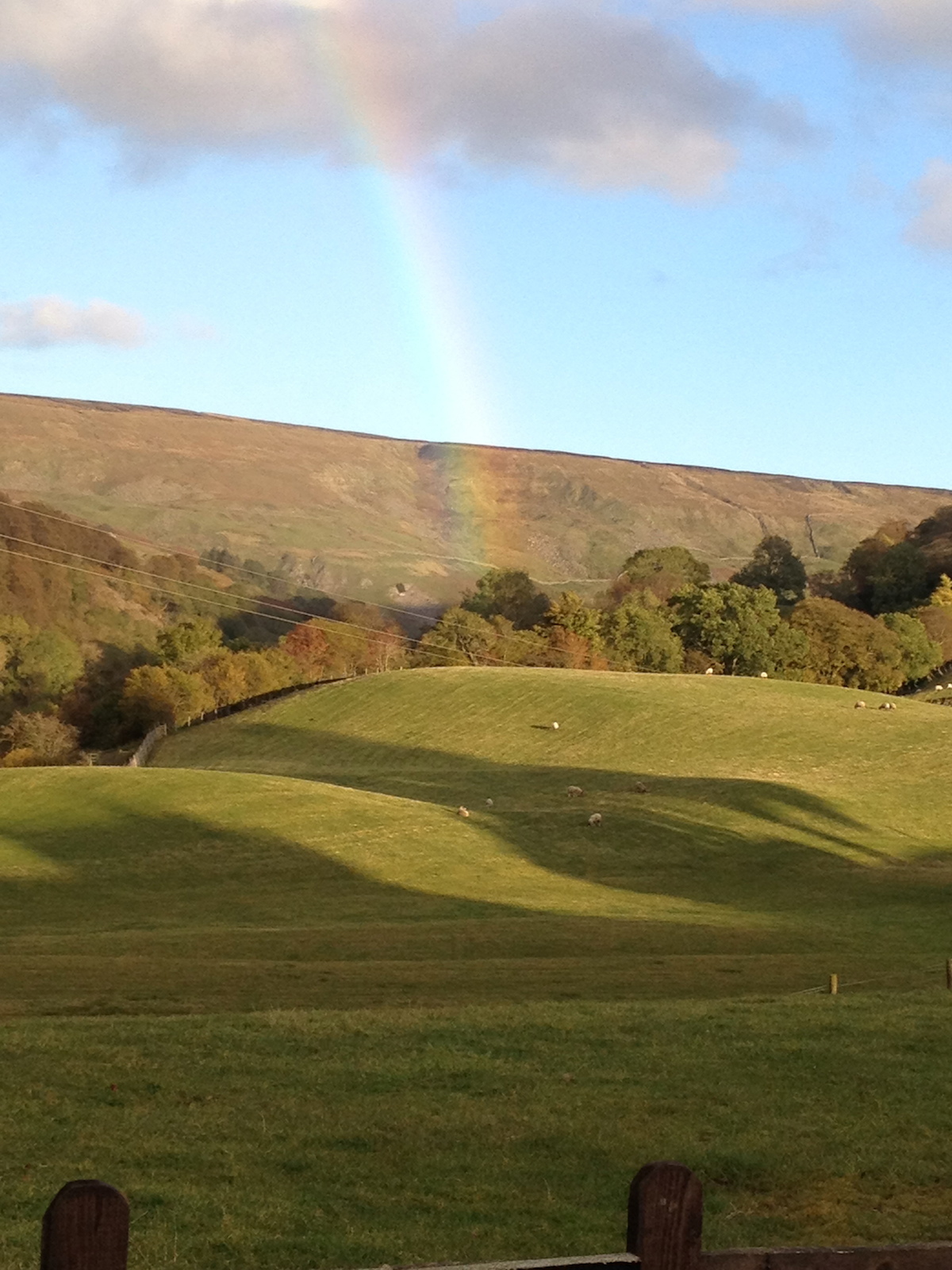 Rainbow over Swaledale